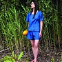 Piżama podróżna damska Jedwab (1001-blue) SWN 81-A